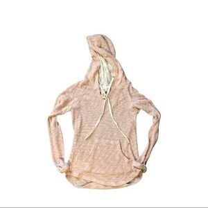 Self-esteem mesh hoodie extremely soft lace pink